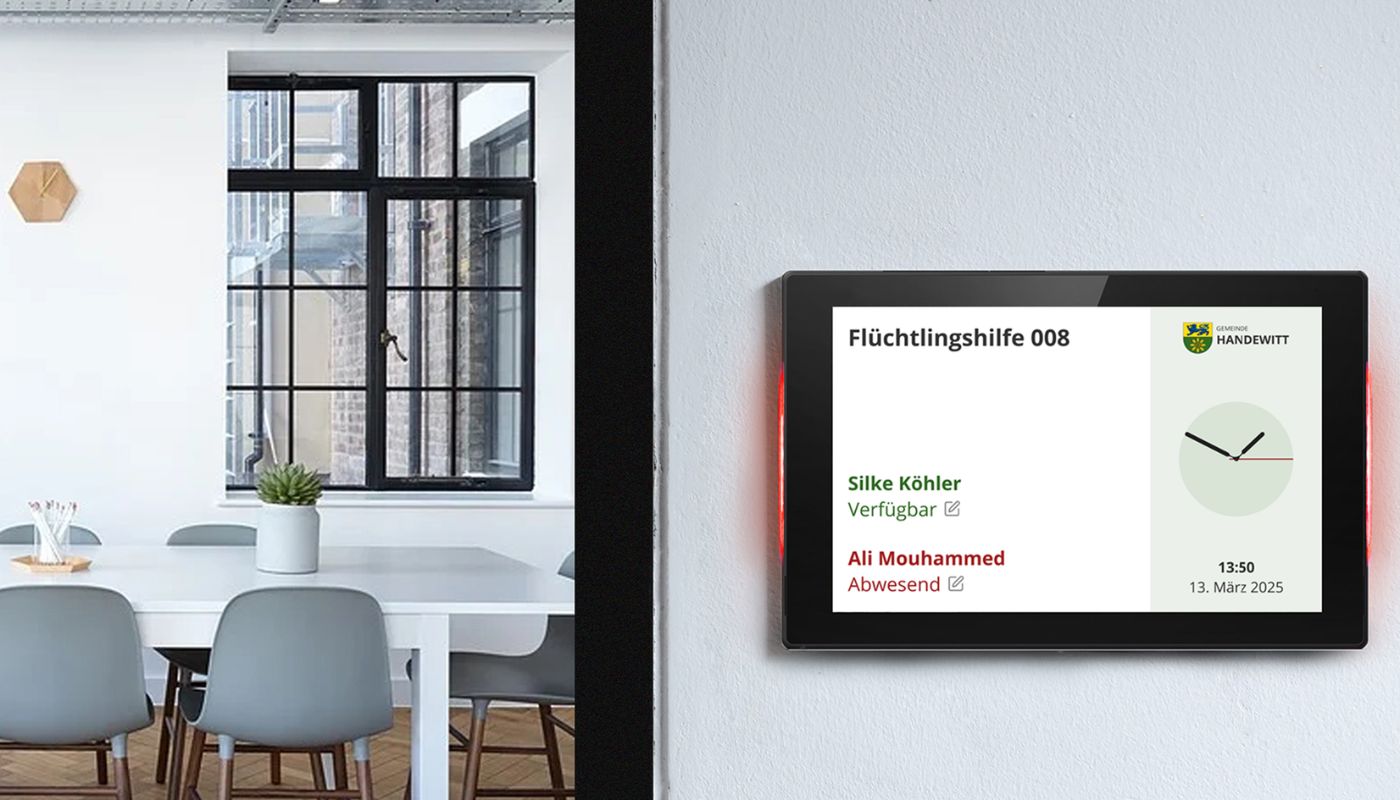 Digitale Namensschilder