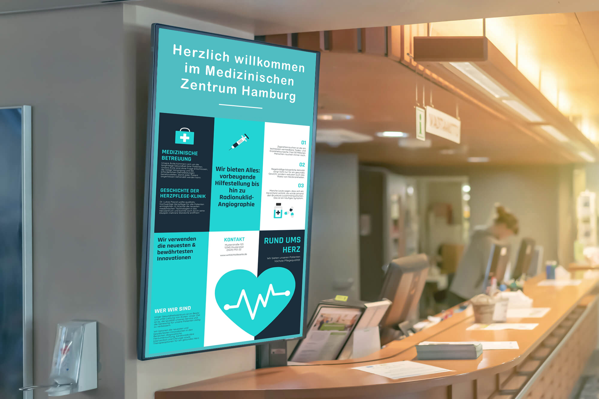 Digital Signage Lösungen für das Gesundheitswesen