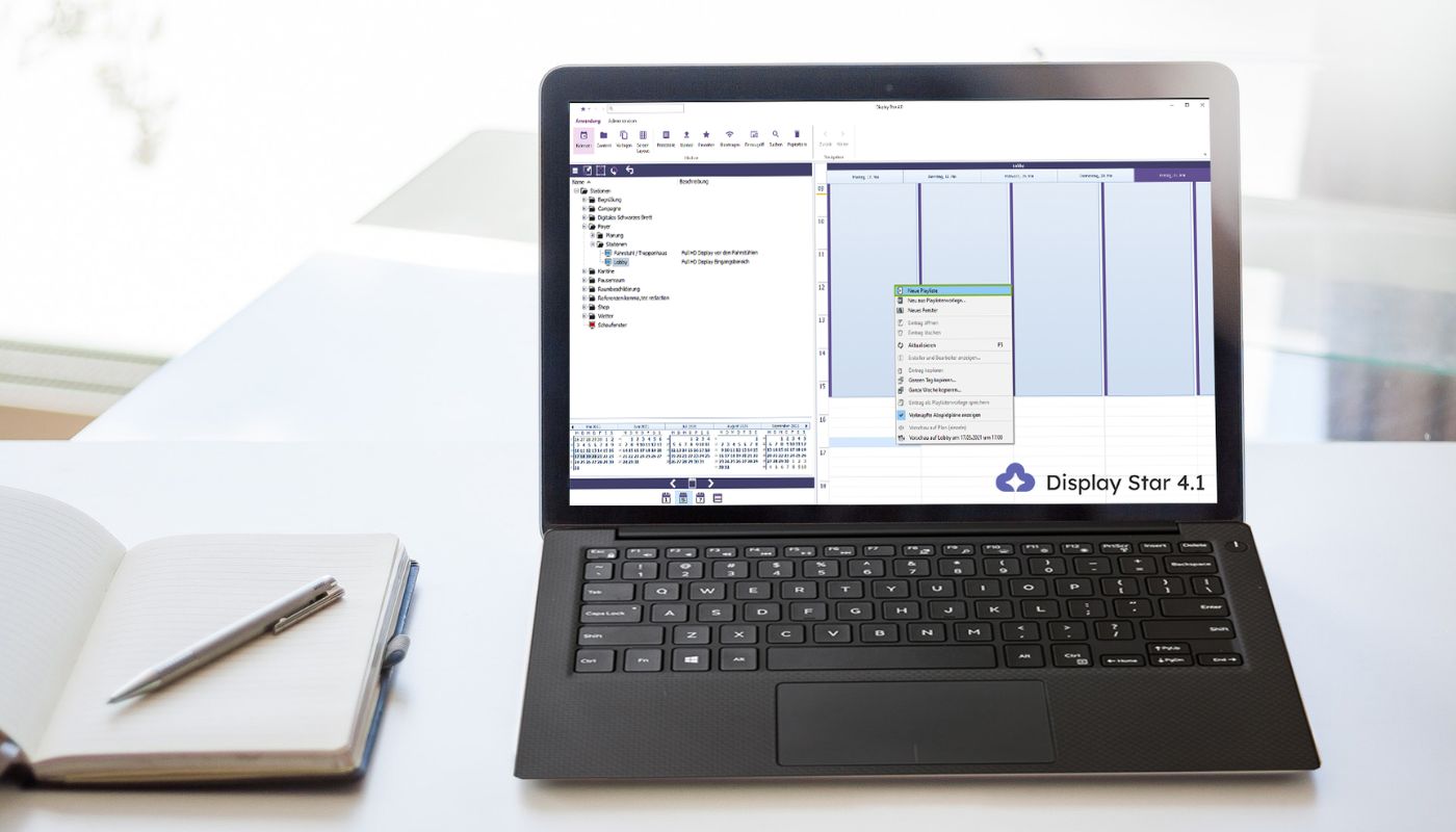 Infoscreen Software und Digitales Schwarzes Brett Software