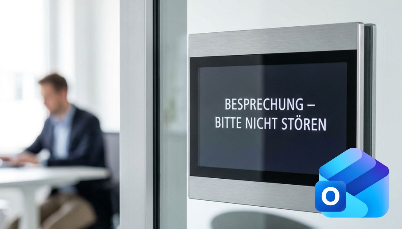Outlook Türschild: Das smarte Elektronische Türschild für Ihr Büro