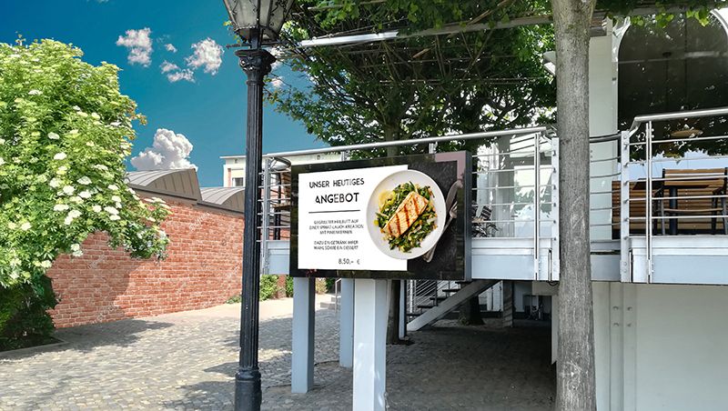 Outdoor Werbedisplay
