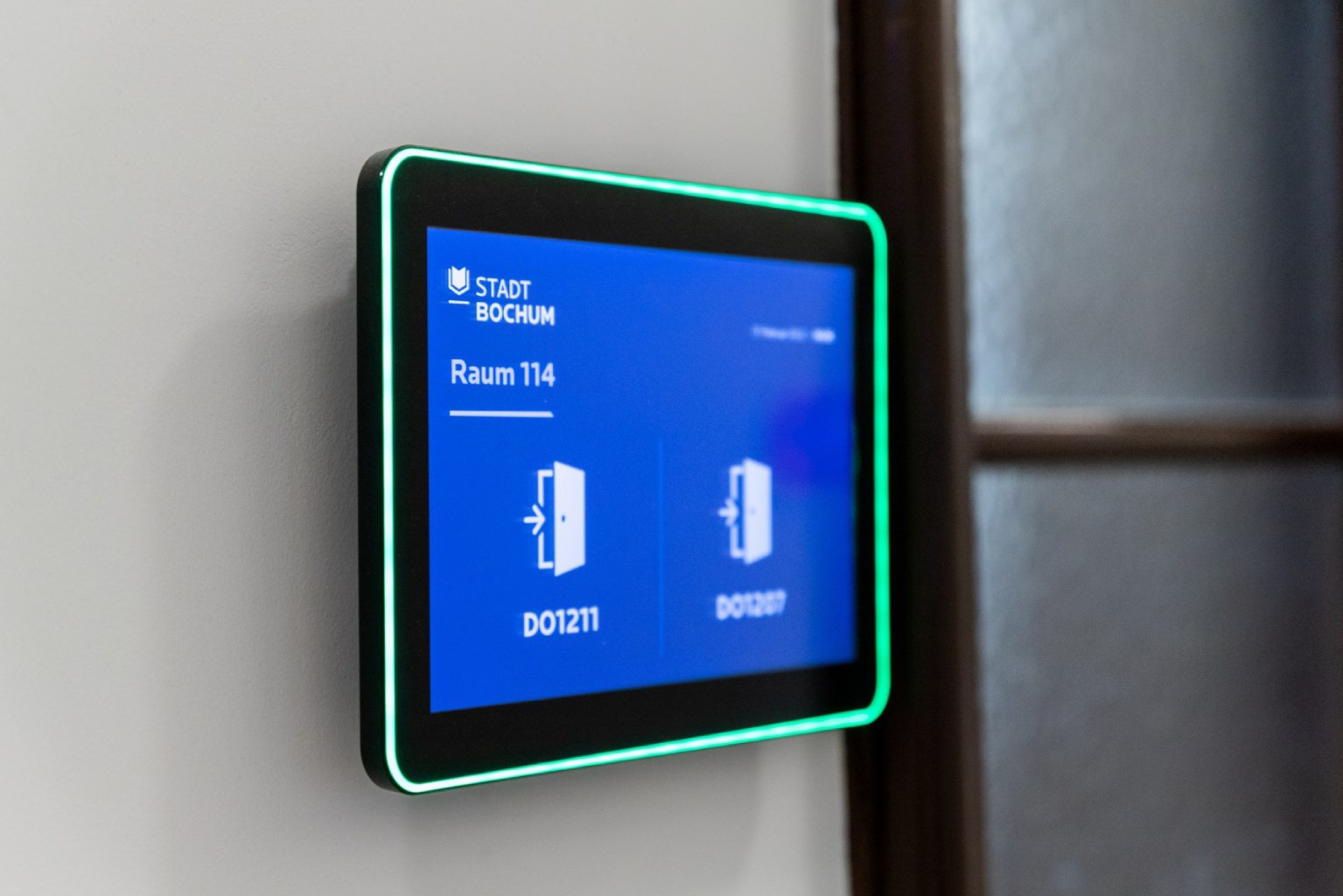 Unsere Digitalen Türschilder für die Stadt Bochum<br />