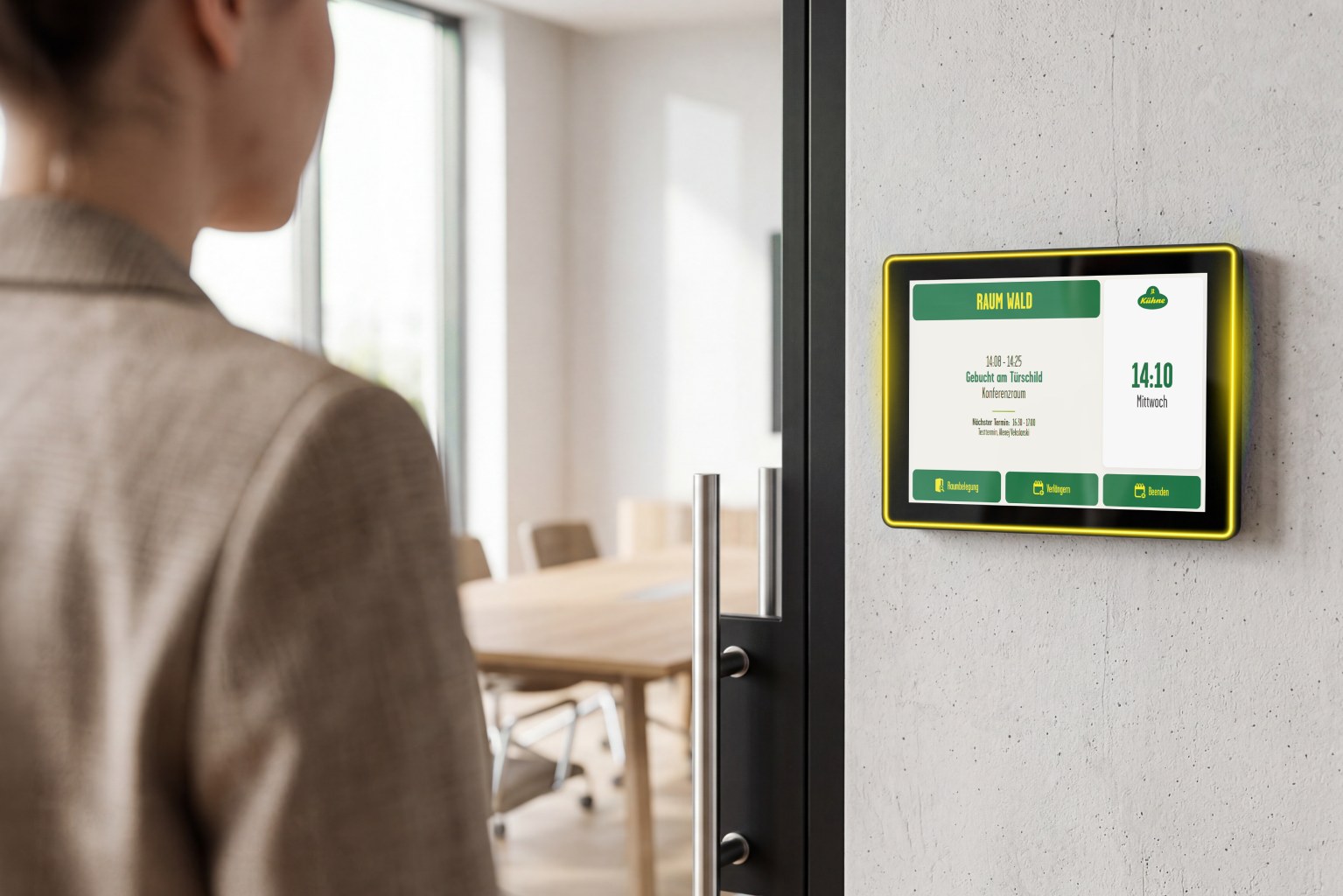 Unsere Digitalen Türschilder für Kühne