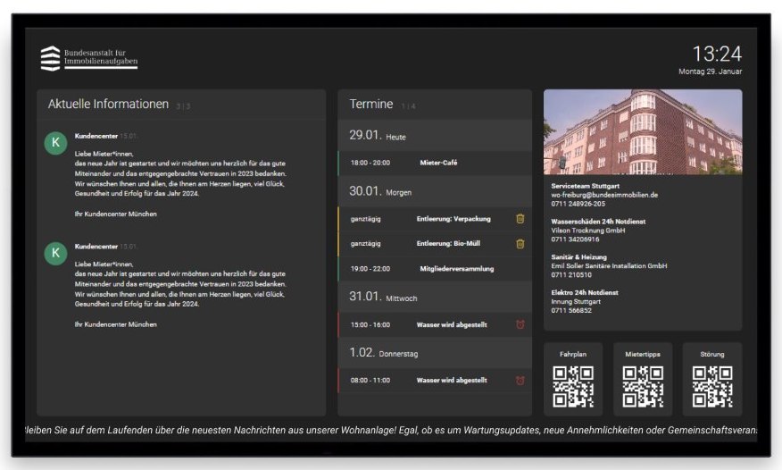 Infotafel - Infotafel Bundesanstalt für Immobilienaufgaben