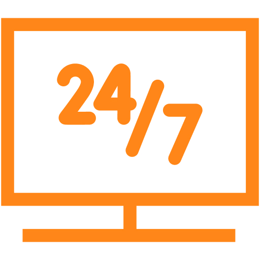 24/7 zertifizierte Displays Für den Dauerbetrieb