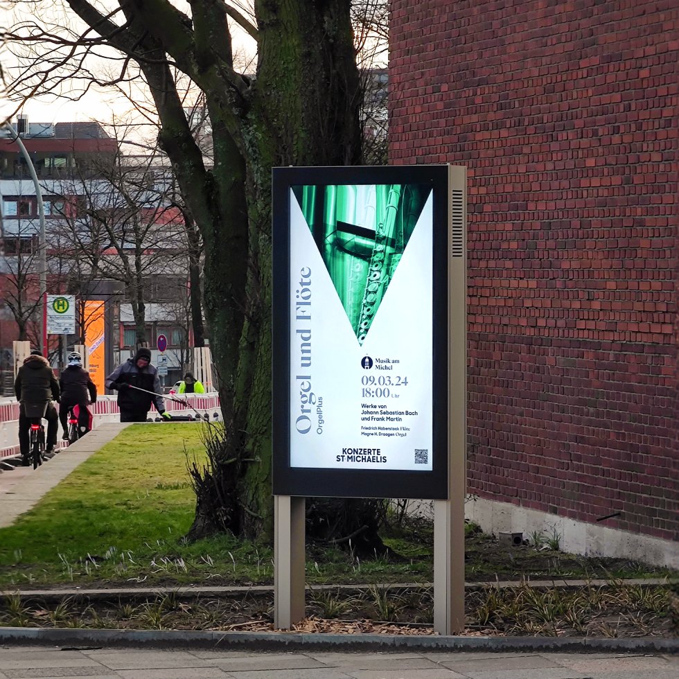 Oeffentlicher Sektor - Outdoor Displays - Der Herzschlag der Region
