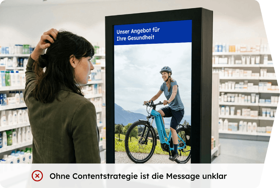 Point of Sale Displays - Grafik Problemstellung 1